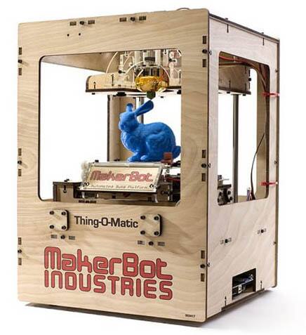 Image of MakerBot’s Thing-O-Matic 3D printer uses Arduino processor boards