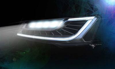Audi’s new “Matrix” adaptive headlamps