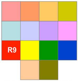 Image of R96a reference color pallet