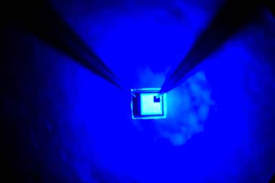 Image of the blue LED