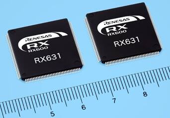 Image of RX600 32-bit MCU family from Renesas