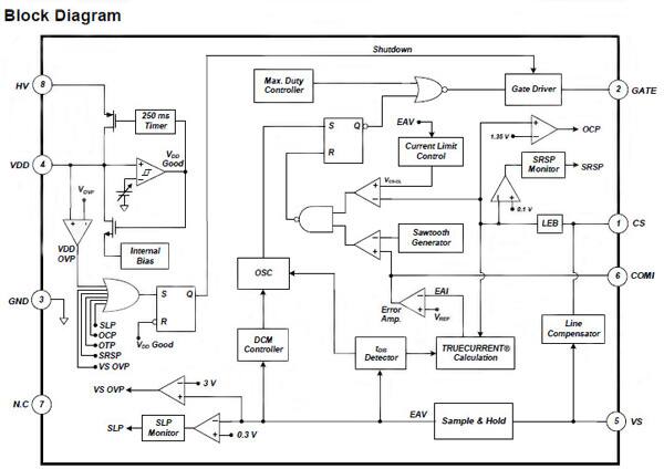 Image of Fairchild FL7733A PSR flyback LED driver