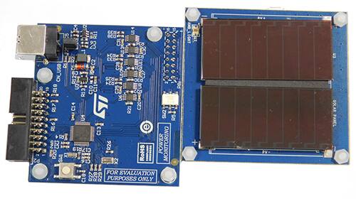 A good example of MPPT management is provided by the STEVAL-ISV021V1 energy harvesting evaluation kit from STMicroelectronics for solar cell and TEG applications. (Source: STMicroelectronics)