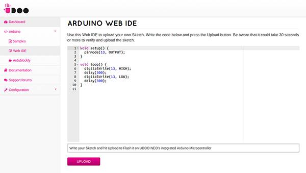 Arduino Web IDE 和代码草稿样本