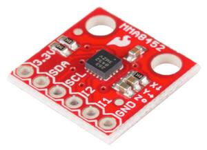 Image of Sparkfun’s MMA8452Q accelerometer module