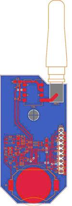 Image of Linx Technologies PC board layout