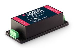 Traco Power 的 TML 100C 系列 85-100 W 交流转直流电源模块图片