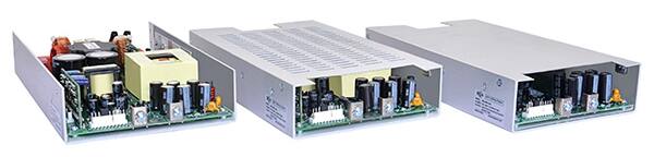 Bel Power VSP600 系列有三种封装配置图片