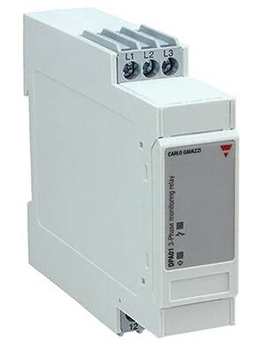 Carlo Gavazzi DPA01CM44 是一个 DIN 导轨安装式相位监控继电器图片