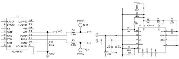 PWMH 和 PWML 控制信号的滤波示意图（点击放大）。