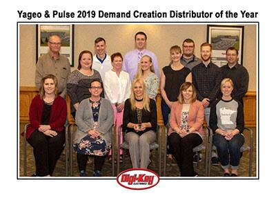 Yageo and Pulse Demand Creation Distributor of the Year Award 2019