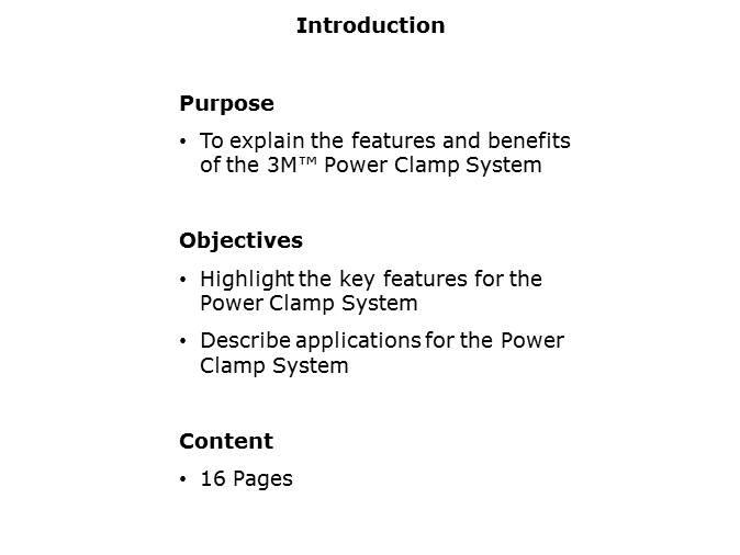 Power Clamp System Slide 1