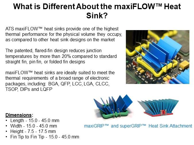 What is Different About the maxiFLOW™ Heat Sink?