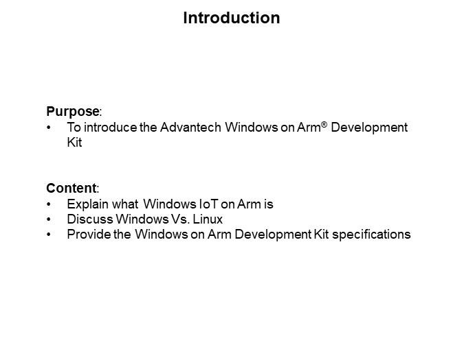 Image of Advantech Windows on Arm® Development Kit - Introduction