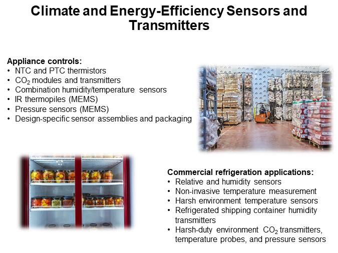 Climate and Energy-Efficiency Sensors and Transmitters
