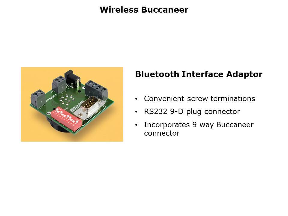 Wireless Buccaneer® (cont'd.)1