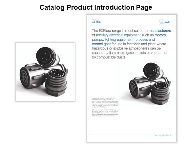 Image of Bulgin EXPlora Connectors - Product Page