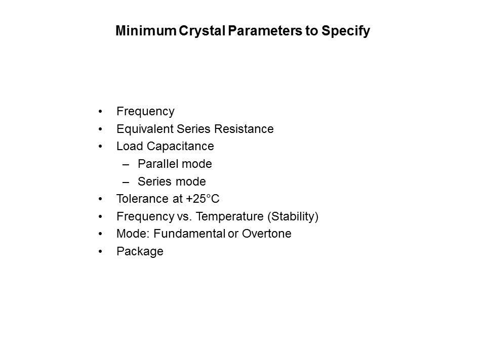 Quartz Crystal Resonators Slide 13