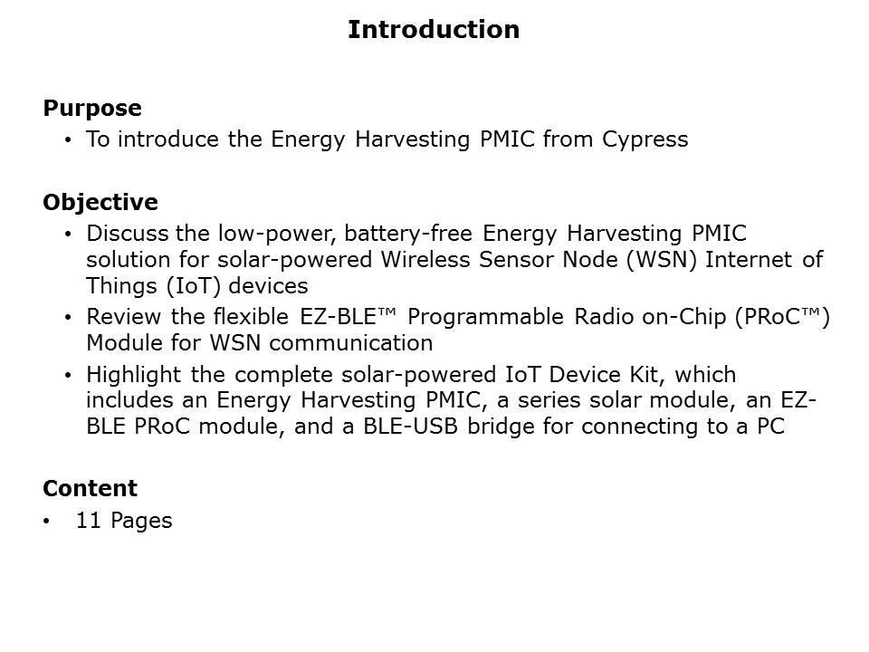 Energy Harvesting PMIC Portfolio Slide 1