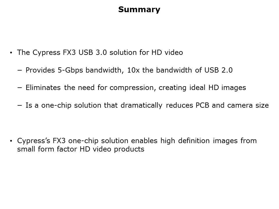 FX3 USB 3 Solution Slide 15