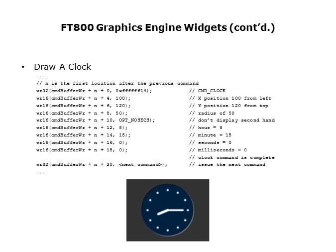 ft800 graphics engine widget3