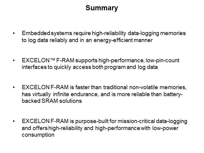Image of Infineon Technologies EXCELON™ F-RAM Family - Summary