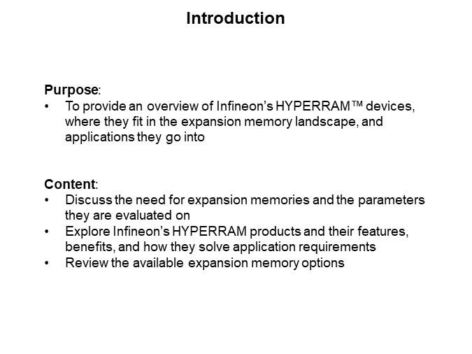 Image of Infineon Technologies HYPERRAM™ 2.0/3.0 Family - Intro