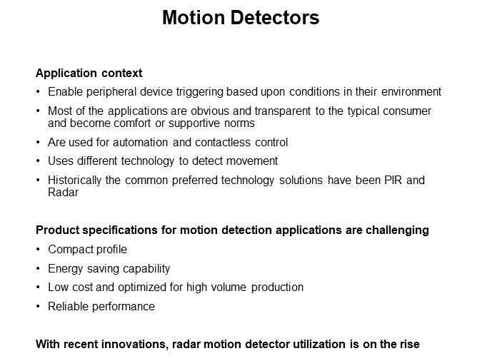 Motion Detectors 