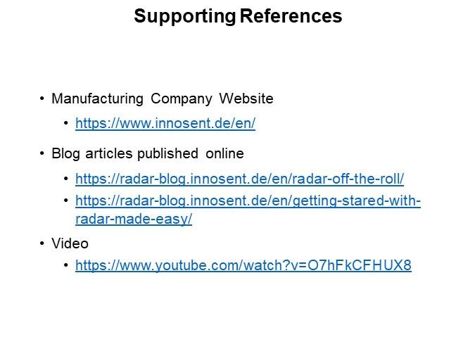 Supporting References