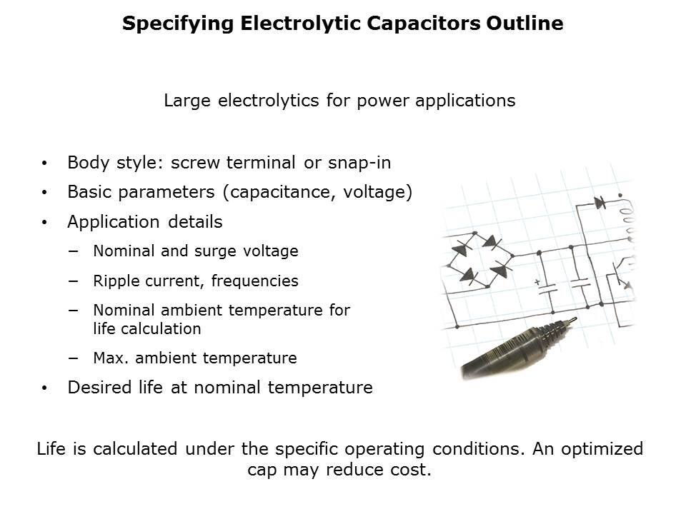 Aluminum Electrolytic Screw Terminal Snap-In Capacitors Slide 8