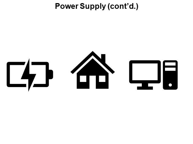 Power Supply (cont'd.)