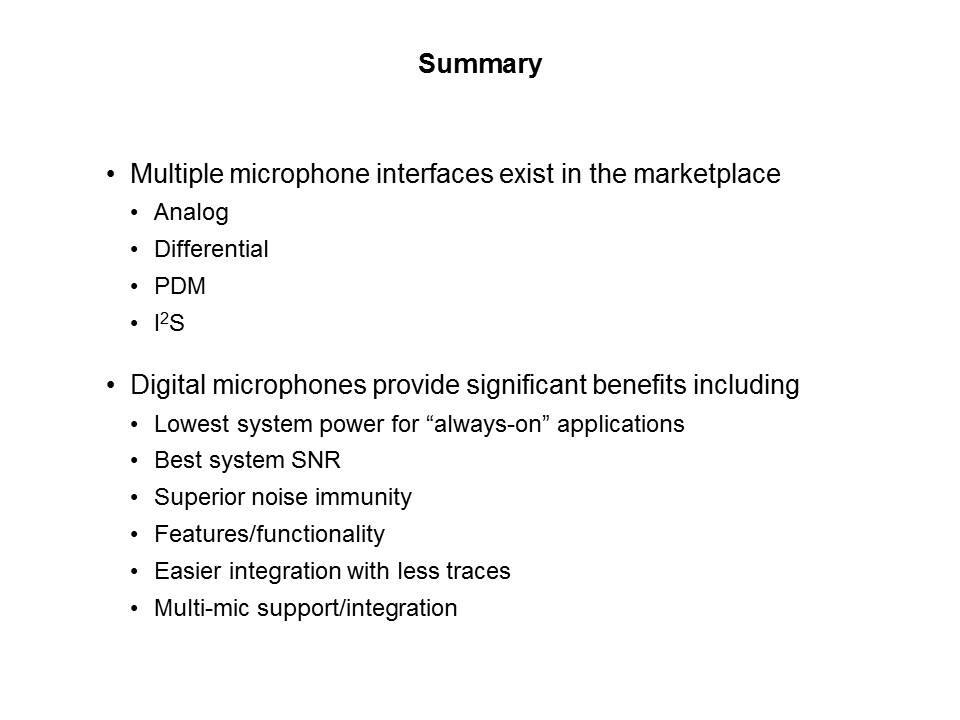 Microphone Interfaces Slide 10