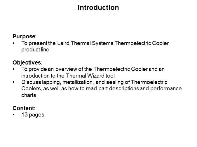 Image of Laird Thermal Systems Thermoelectric Cooler - Slide1