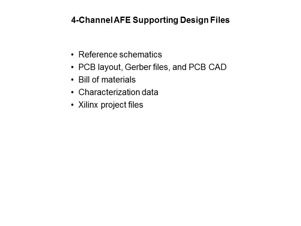 4 ch afe support