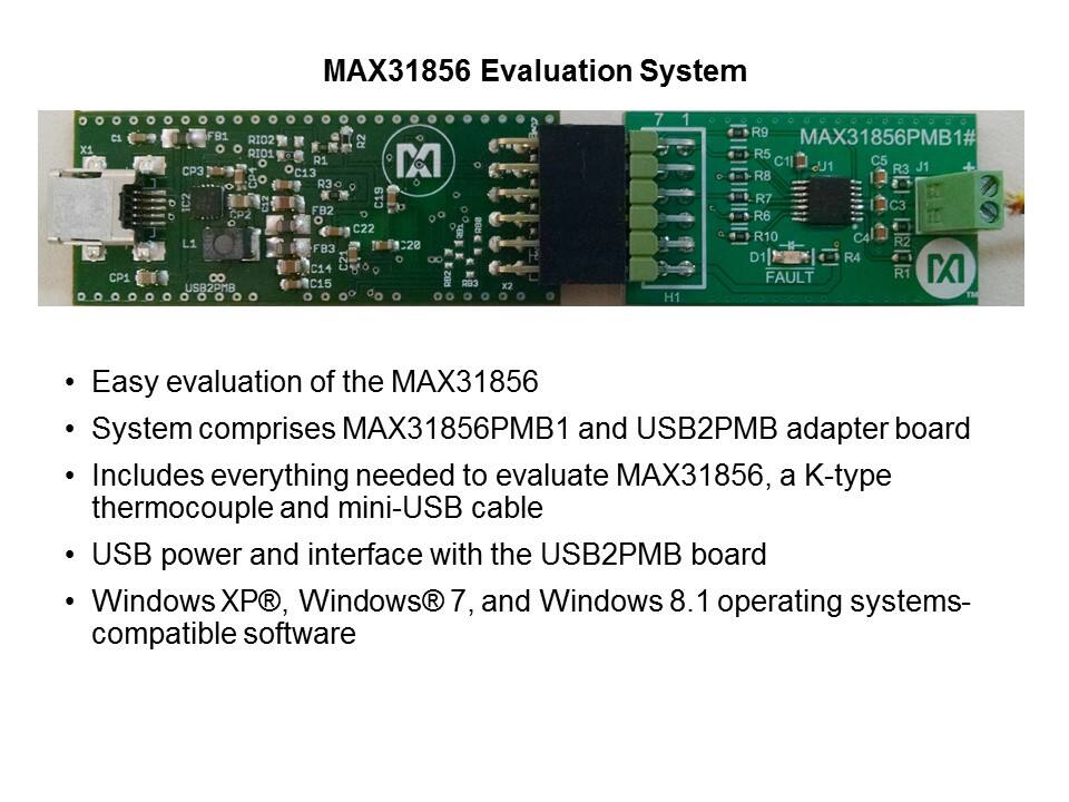 MAX31856 Precision Thermocouple to Digital Converter with Linearization Slide 13