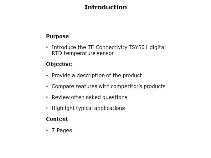 TSYS01 Digital RTD Temperature Sensor Slide 1