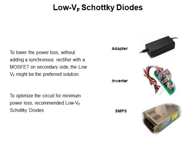 Low-VF Schottky Diodes