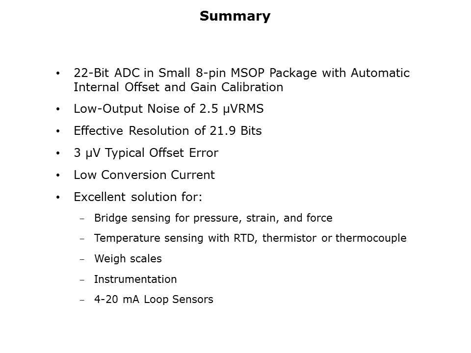 MCP355x Delta-Sigma ADC Family Slide 9