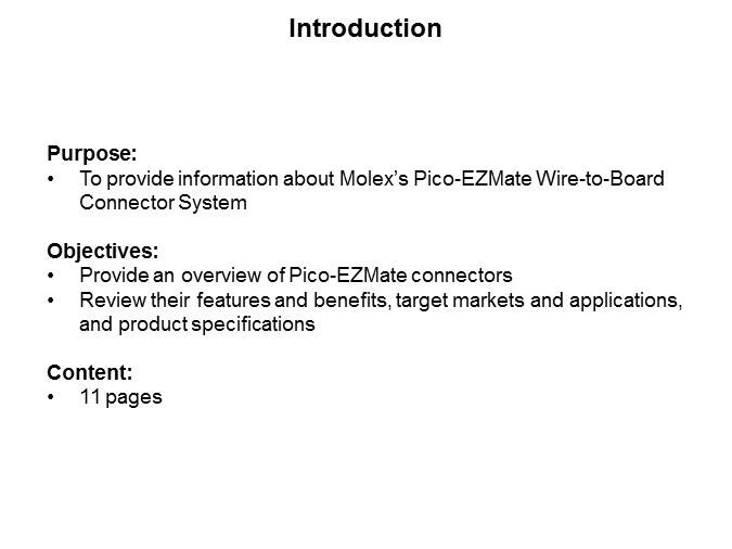 Pico-EZMate™ Wire-to-Board Connector System-Slide1