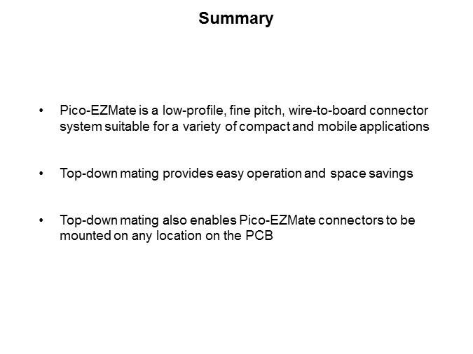Pico-EZMate™ Wire-to-Board Connector System-Slide11