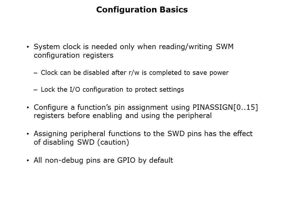 Microcontroller I/O Switch Matrix Slide 6