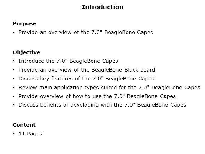7' BeagleBone Capes Slide 1