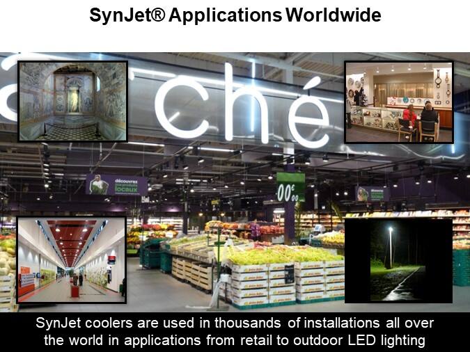 SynJet® Applications Worldwide