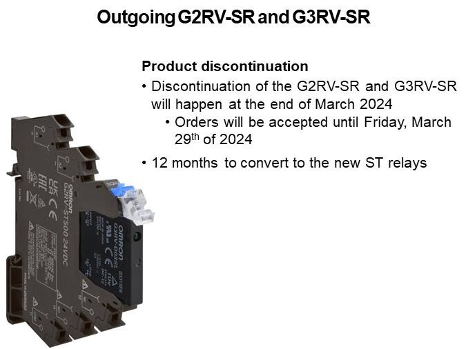 Outgoing G2RV-SR and G3RV-SR