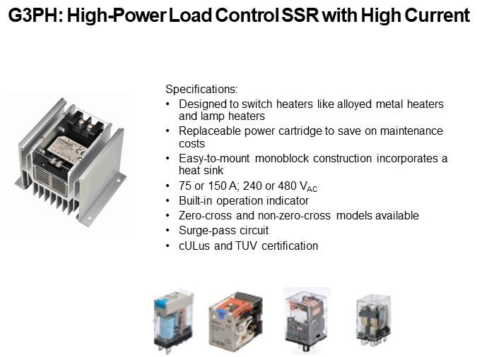 G3PH: High-Power Load Control SSR with High Current
