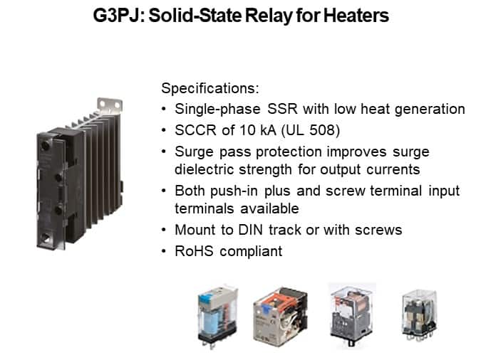 G3PJ: Solid-State Relay for Heaters