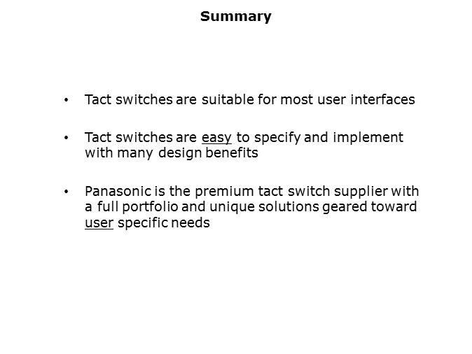 Tact Switches Slide 13