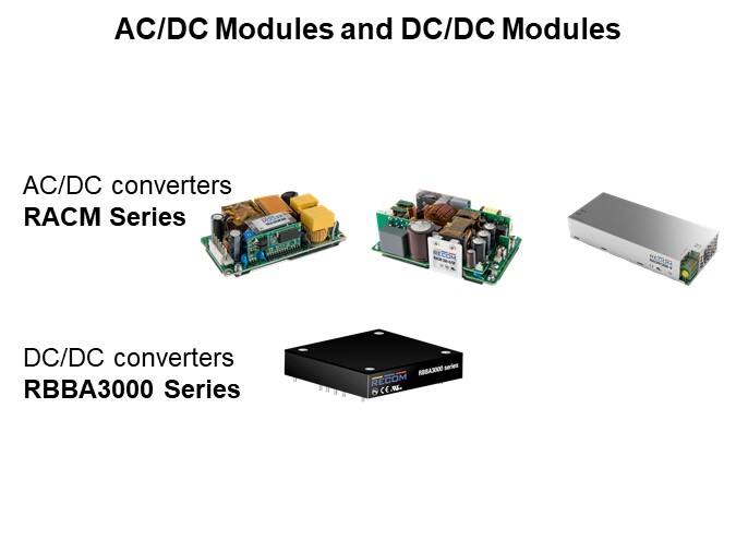 AC/DC Modules and DC/DC Modules