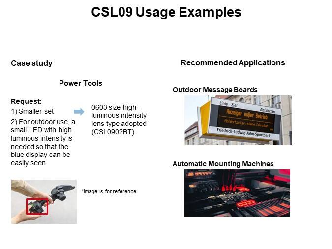 CSL09 Usage Examples