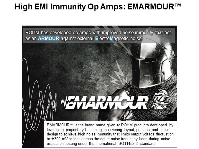 High EMI Immunity Op Amps: EMARMOUR™
